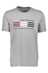 Bison - Stribet t-shirt m. print (XXL-4XL) - HUSET Men & Women