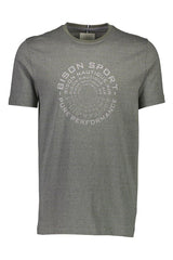 Bison - Stribet t-shirt m. print (XXL-4XL) - HUSET Men & Women