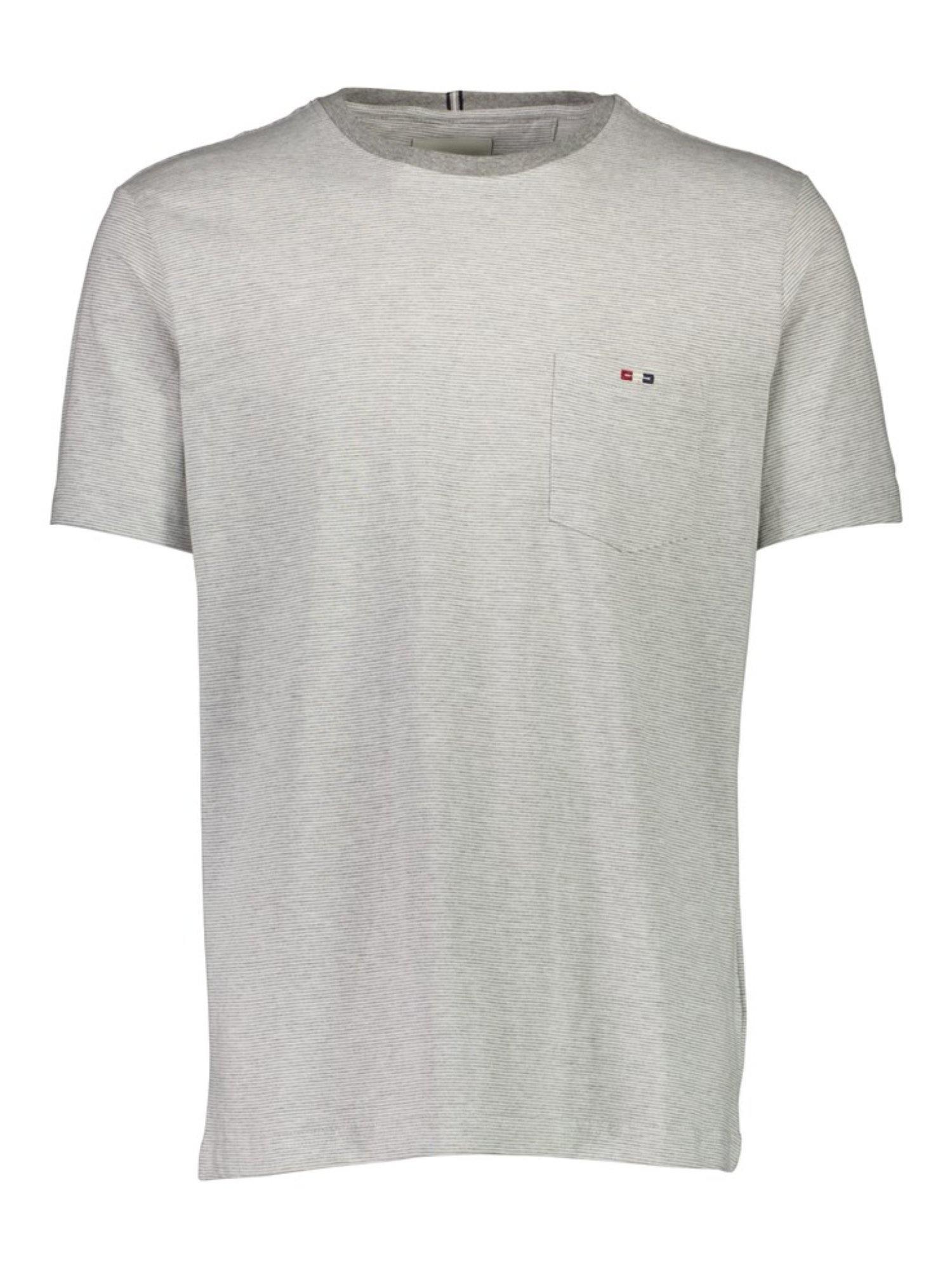 Bison Striped Tee - Stribet t-shirt m. logo - HUSET Men & Women