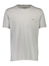 Bison Striped Tee - Stribet t-shirt m. logo - HUSET Men & Women