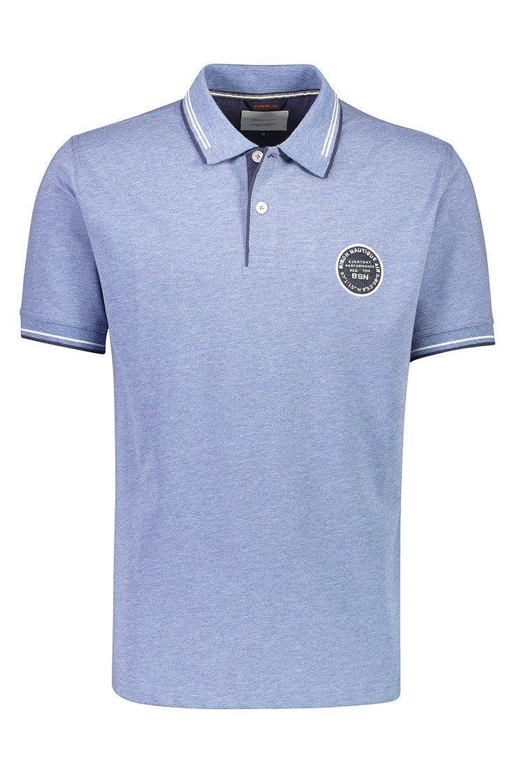 Bison Superflex polo med badge - HUSET Men & Women