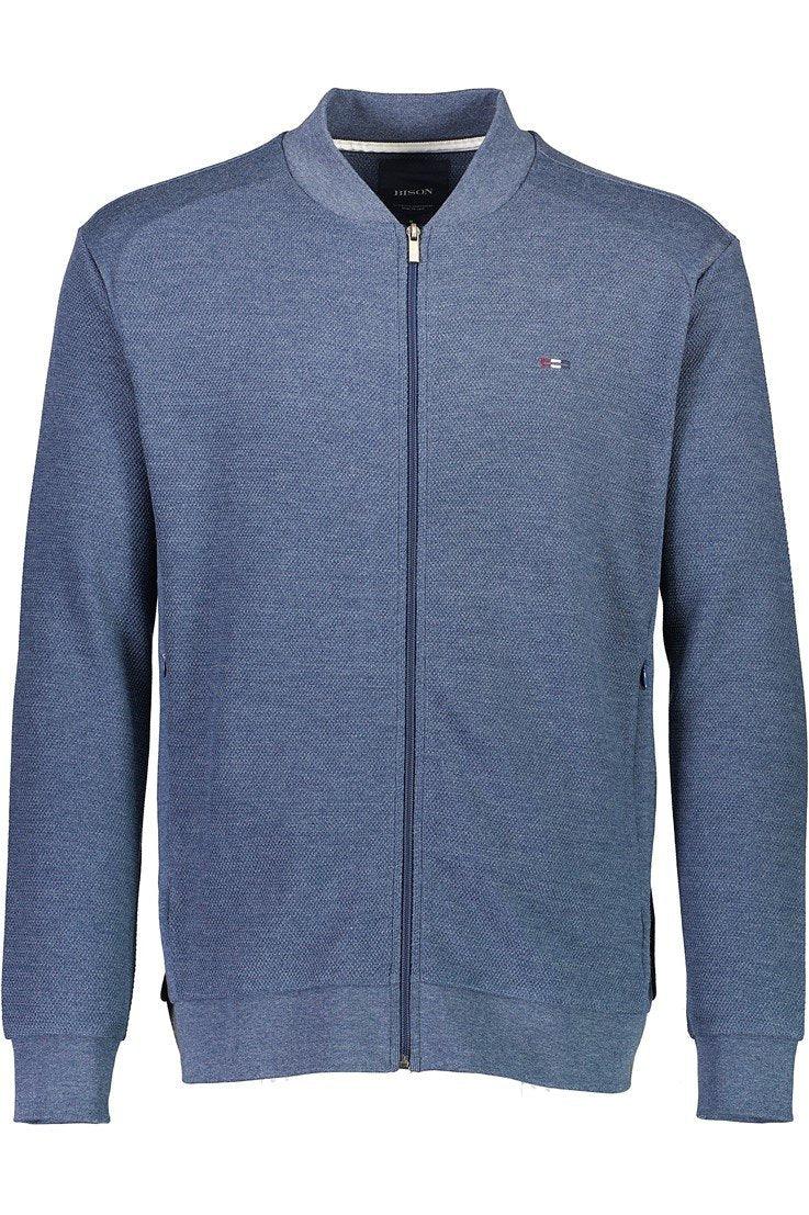 Bison sweat cardigan med logo - HUSET Men & Women