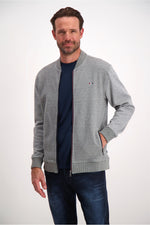 Bison structured sweat cardigan (7611613774076)