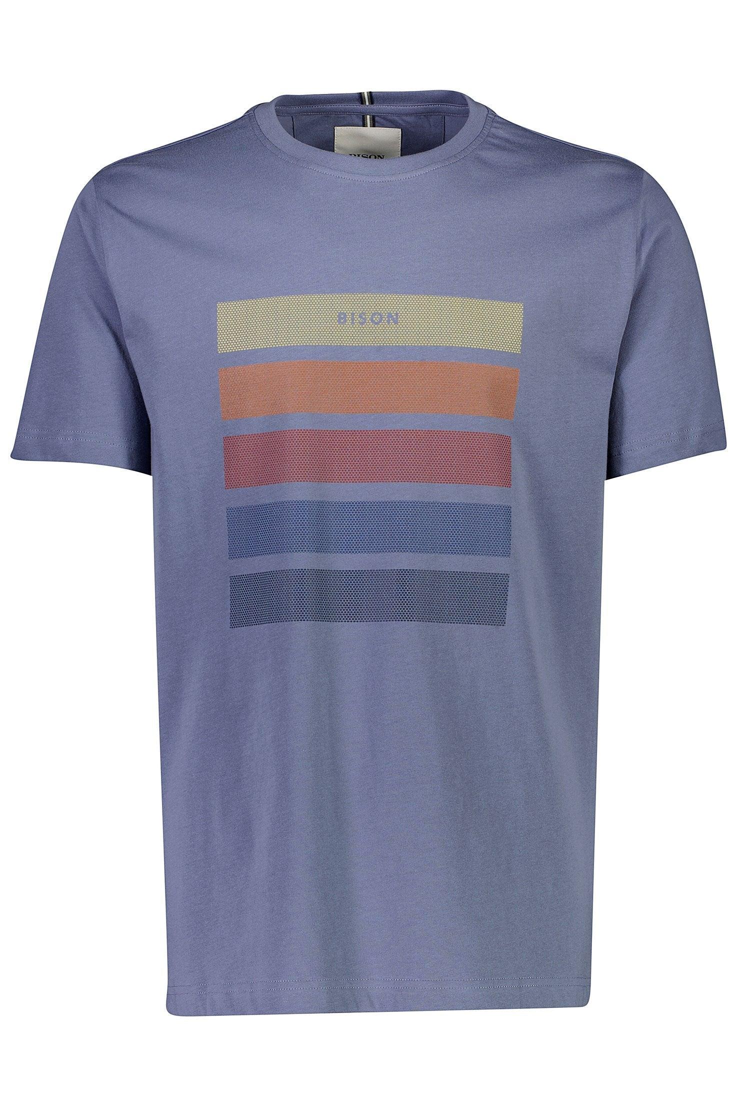 Bison - T-shirt m. print (S - 4XL) - HUSET Men & Women