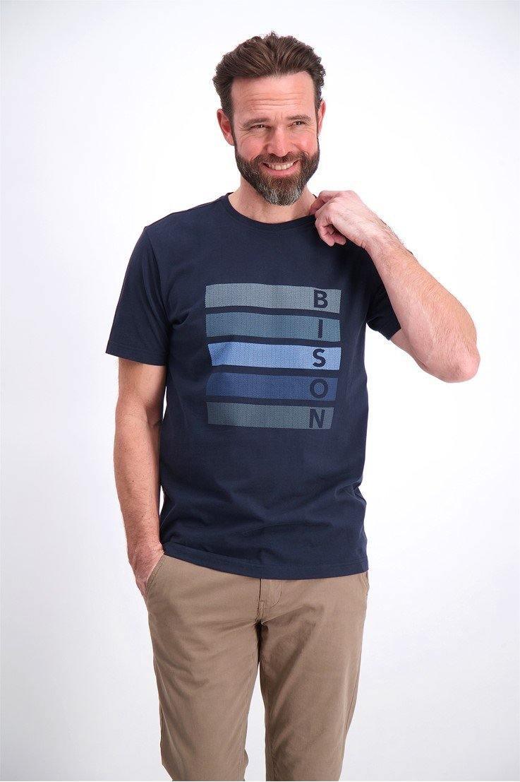 Bison - T-Shirt med print - HUSET Men & Women