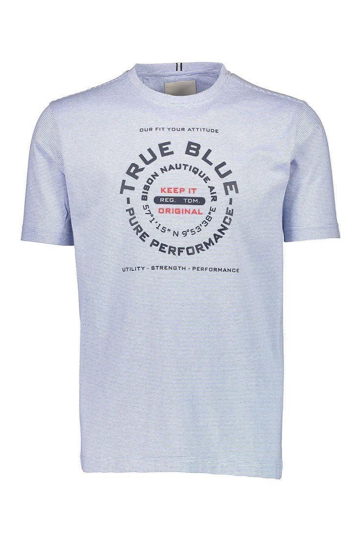 Bison T-Shirt - Stribet med print - HUSET Men & Women