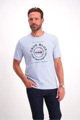 Bison T-Shirt - Stribet med print - HUSET Men & Women