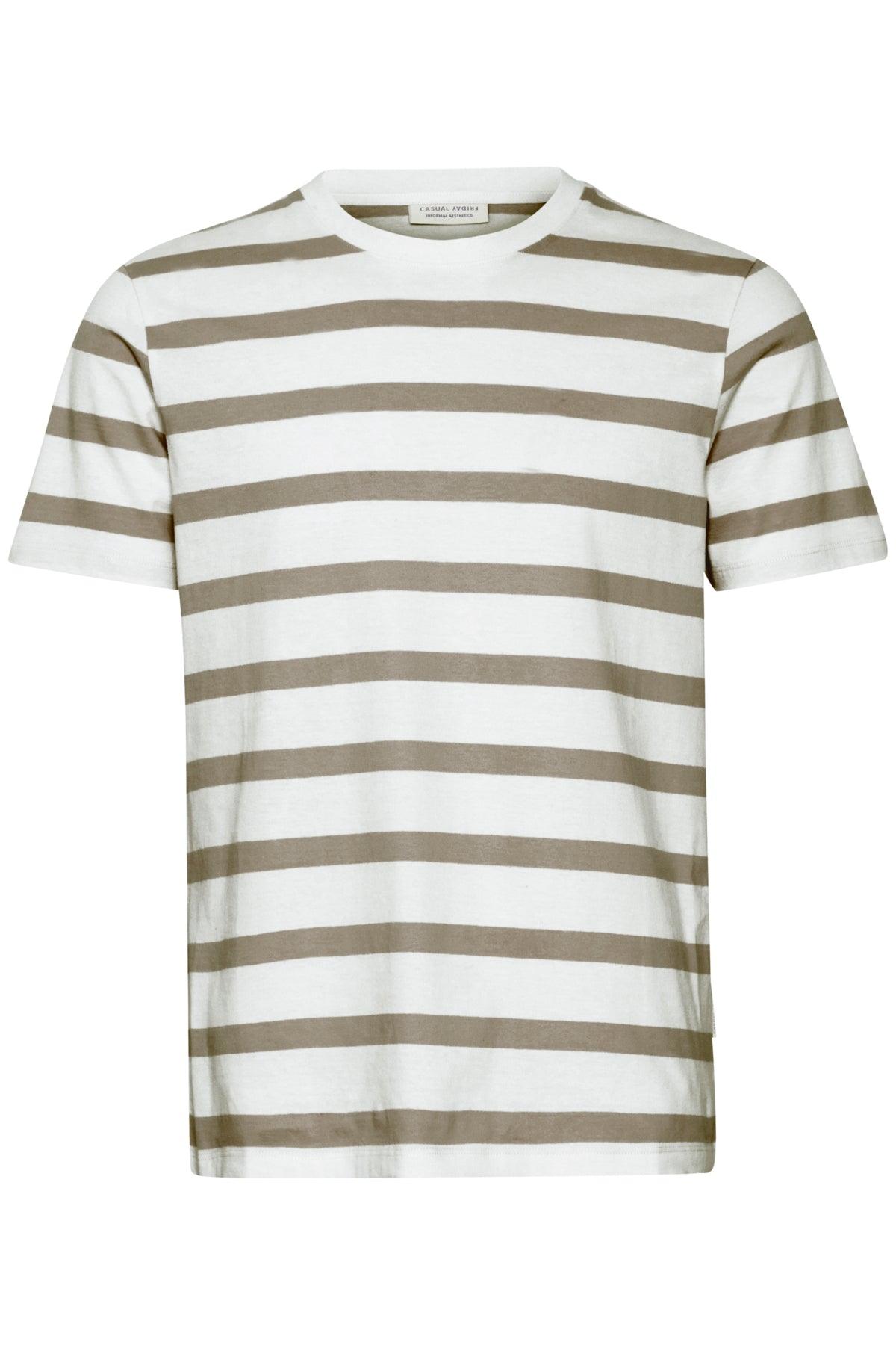 Casual Friday Thor - Stribet T-shirt - HUSET Men & Women