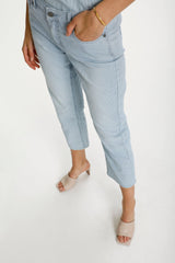 Denim Hunter Vitus - Ankel jeans alm waist - HUSET Men & Women