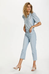 Denim Hunter Vitus - Ankel jeans alm waist - HUSET Men & Women