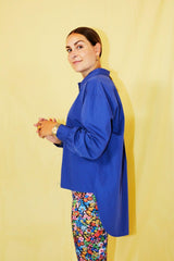 Ditte Estrup x Pieces Dina - Blå skjorte - HUSET Men & Women