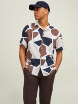 Jack and Jones Abstract - Modal skjorte m. cubakrave - HUSET Men & Women