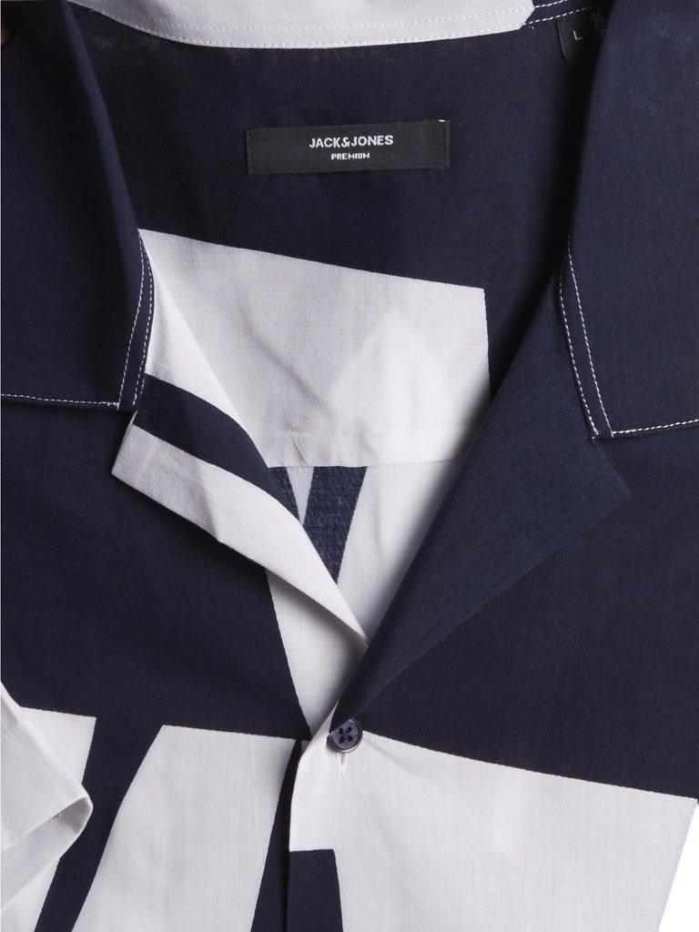 Jack and Jones Abstract - Modal skjorte m. cubakrave - HUSET Men & Women