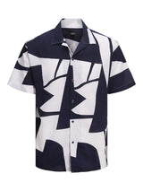 Jack and Jones Abstract - Modal skjorte m. cubakrave - HUSET Men & Women