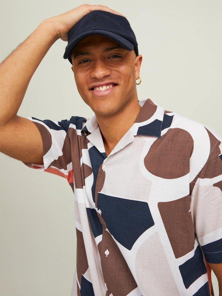 Jack and Jones Abstract - Modal skjorte m. cubakrave - HUSET Men & Women