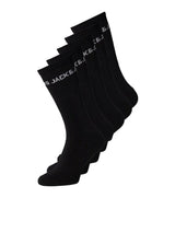 Jack and Jones Basic - 5 pak tennisstrømper med logo - HUSET Men & Women