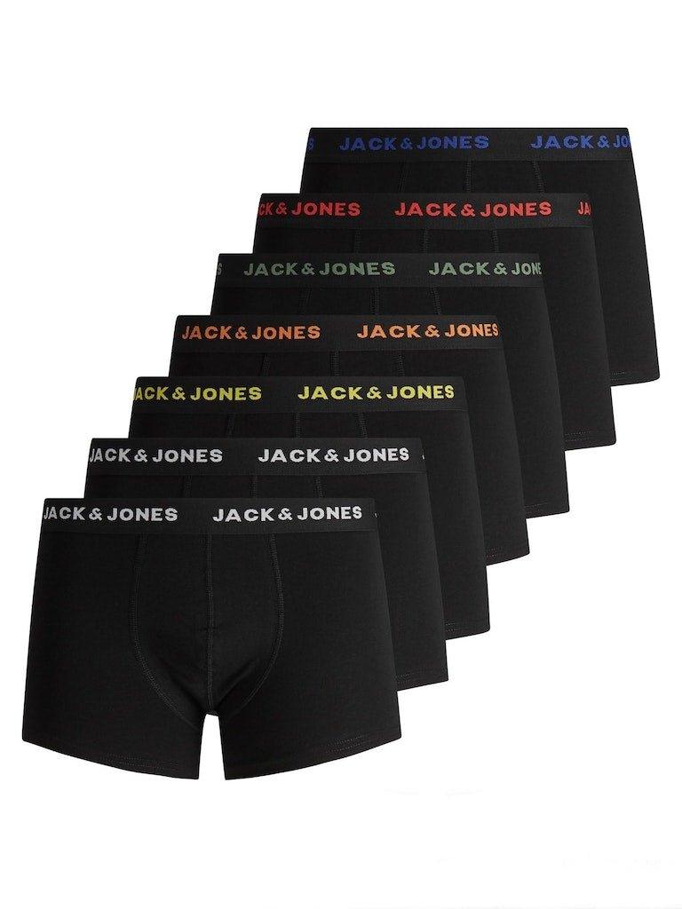 Jack & Jones Basic - 7-pak trunks i bomuld/stretch - HUSET Men & Women