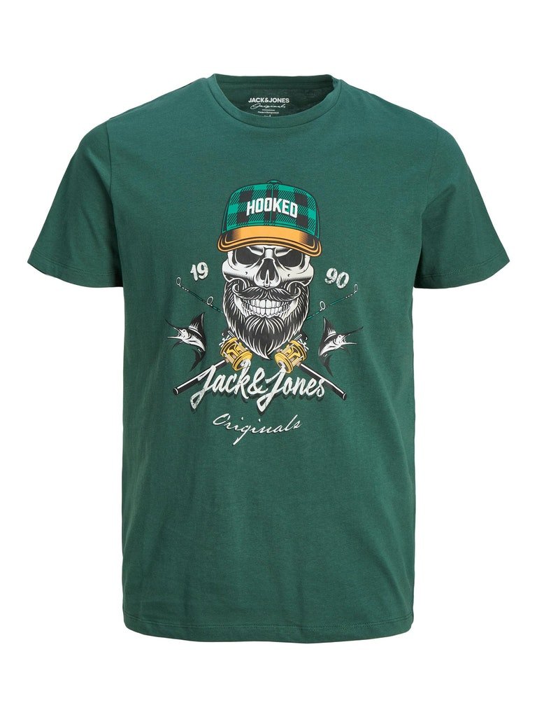 Jack and Jones Captain - Skull T-shirt - HUSET Men & Women (7838253613308)