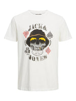 Jack and Jones Captain - Skull T-shirt - HUSET Men & Women (7838253613308)