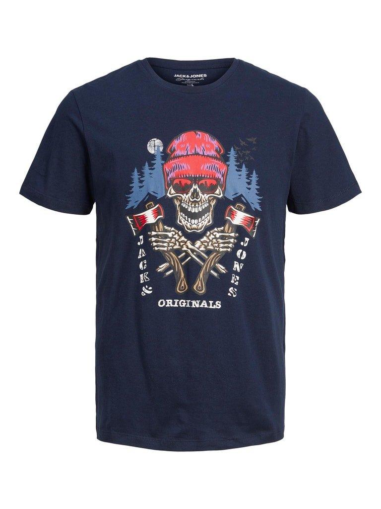 Jack and Jones Captain - Skull T-shirt - HUSET Men & Women