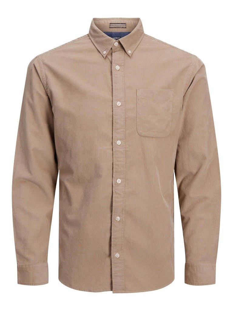 Jack and Jones Classic Corduroy - langærmet slim fit fløjlsskjorte - HUSET Men & Women