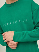 Jack and Jones Copenhagen - rundhalset sweat med broderi - HUSET Men & Women (7492289134844)