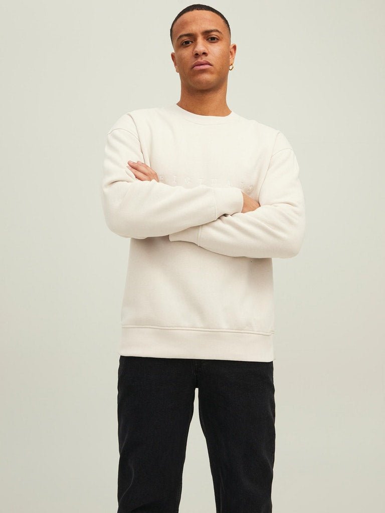 Jack and Jones Copenhagen - rundhalset sweat med broderi - HUSET Men & Women (7492289134844)