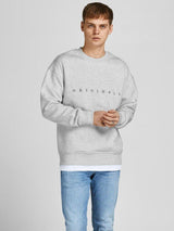 Jack and Jones Copenhagen - rundhalset sweat med broderi - HUSET Men & Women