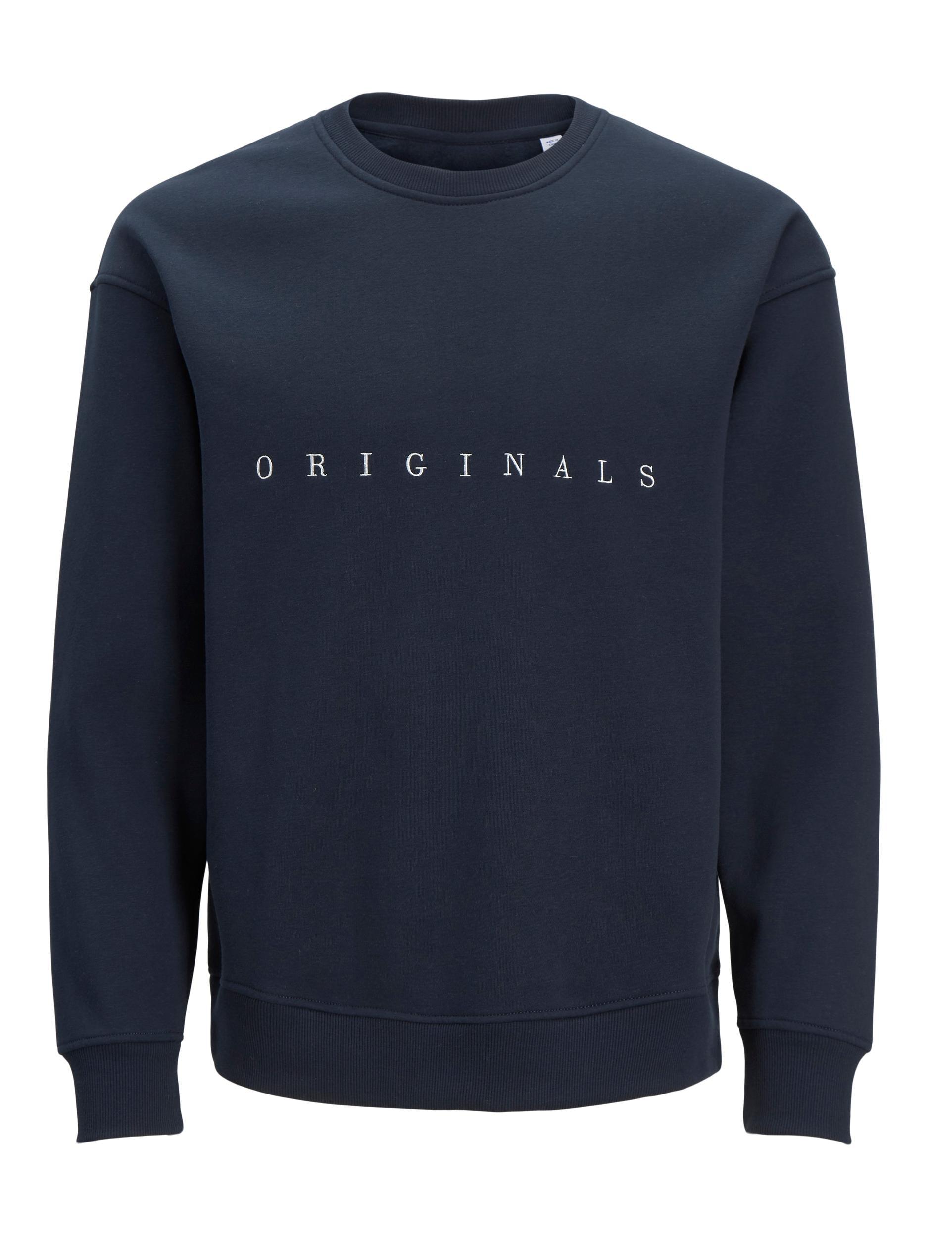 Jack and Jones Copenhagen - rundhalset sweat med broderi - HUSET Men & Women