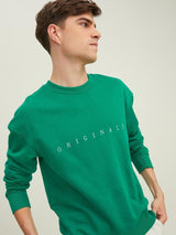 Jack and Jones Copenhagen - rundhalset sweat med broderi - HUSET Men & Women