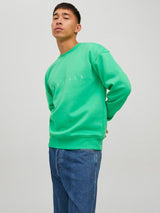 Jack and Jones Copenhagen - rundhalset sweat med broderi - HUSET Men & Women