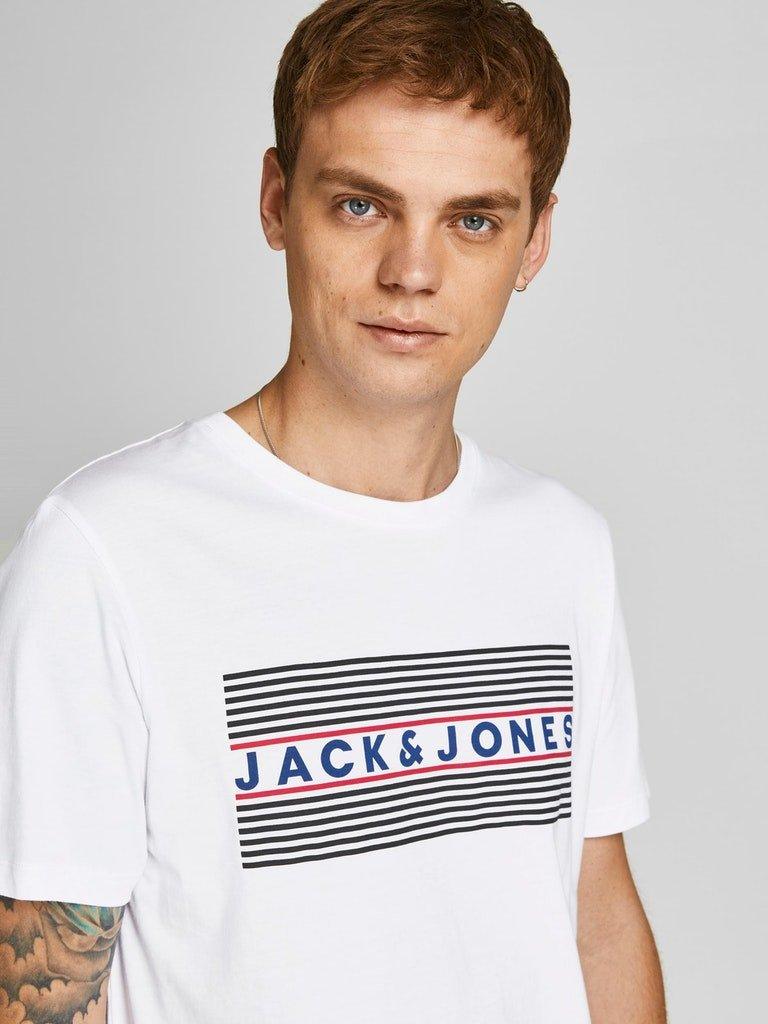 Jack and Jones Corp - Slimfit logo T-shirt - HUSET Men & Women
