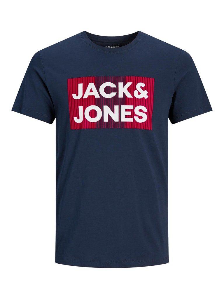 Jack and Jones Corp - Slimfit logo T-shirt - HUSET Men & Women