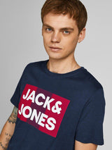 Jack and Jones Corp - Slimfit logo T-shirt - HUSET Men & Women