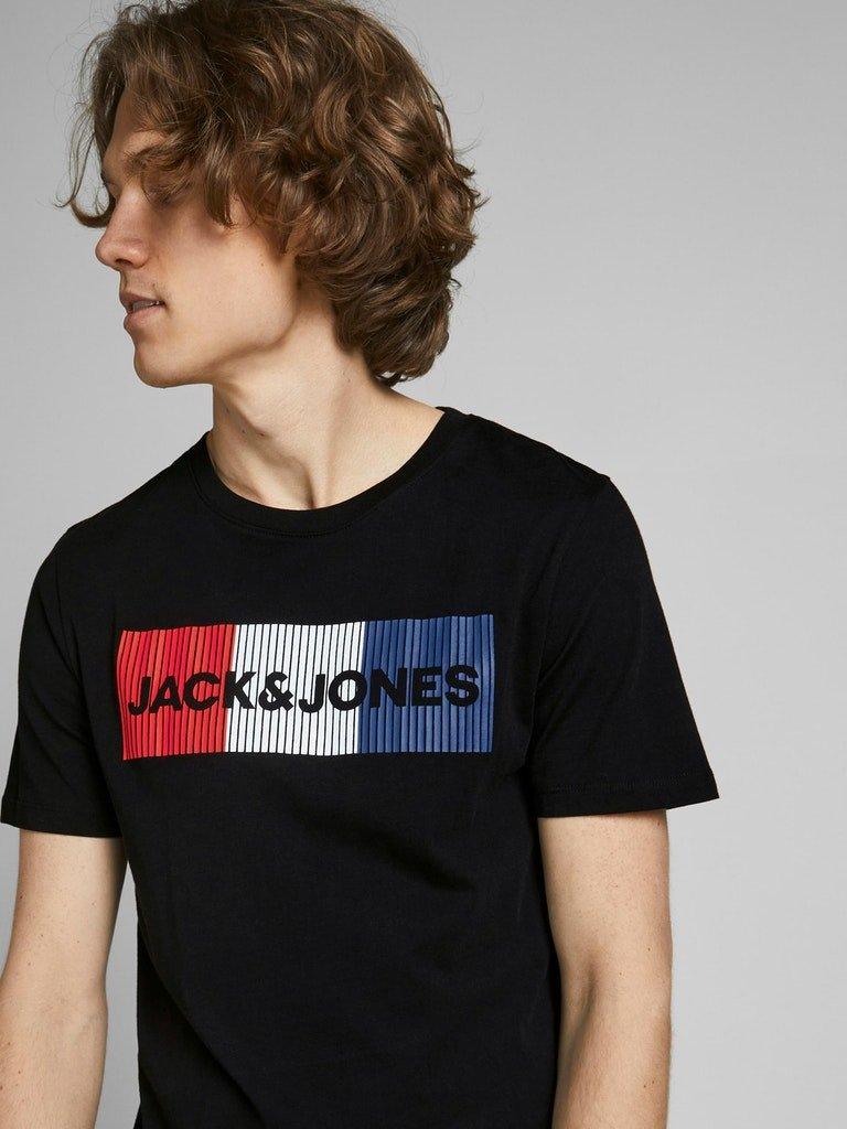 Jack and Jones Corp - Slimfit logo T-shirt - HUSET Men & Women