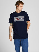 Jack and Jones Corp - Slimfit logo T-shirt - HUSET Men & Women