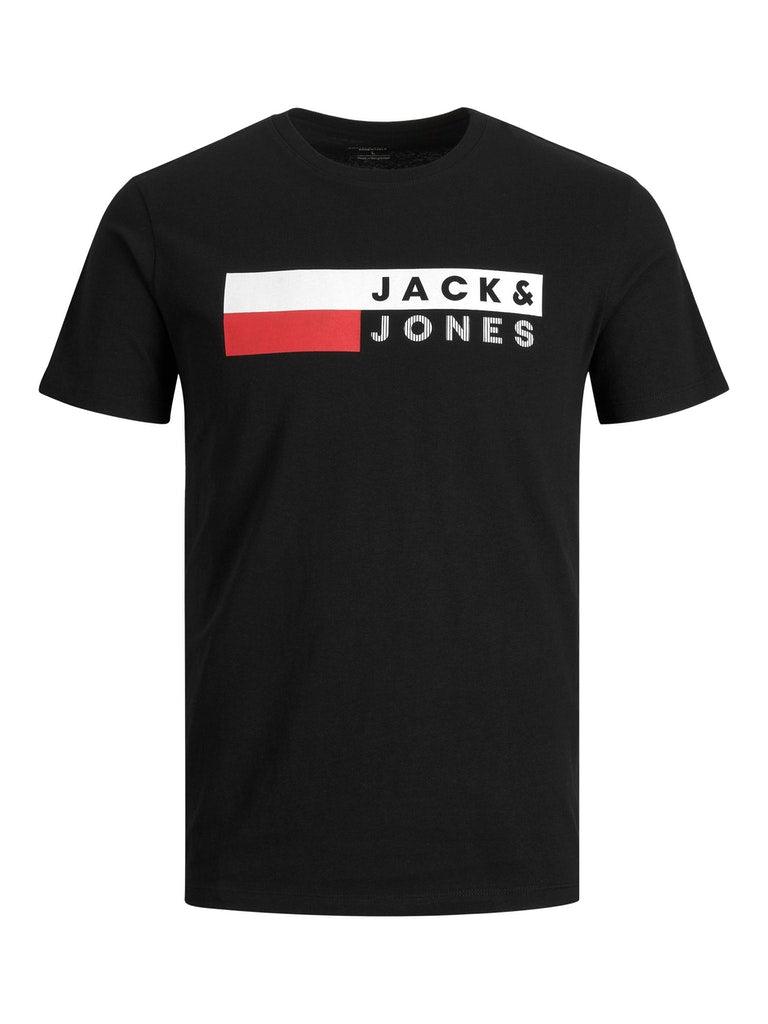 Jack and Jones Corp - Slimfit logo T-shirt - HUSET Men & Women