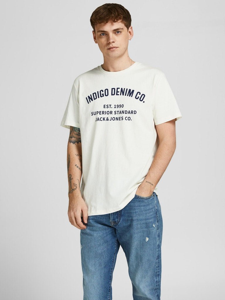 Jack and Jones Denim - T-shirt med print (7598421803260)