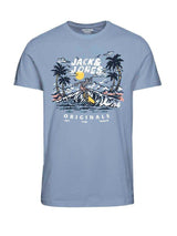 Jack and Jones Fishbone - skull T-shirt - HUSET Men & Women