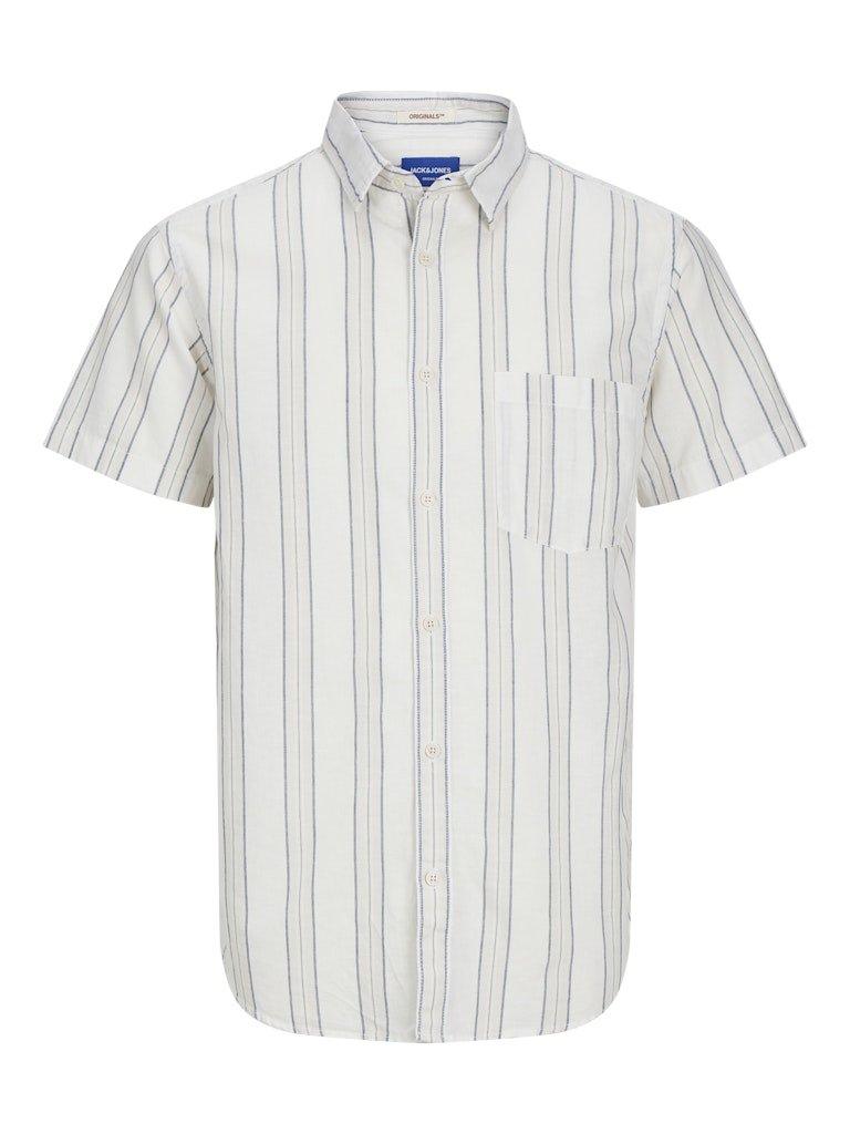 Jack & Jones - Hørmix kortærmet skjorte - HUSET Men & Women