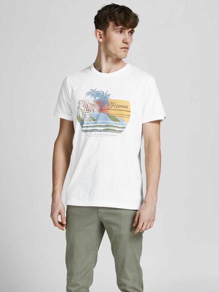 Jack and Jones Ian - T-shirt med print - HUSET Men & Women