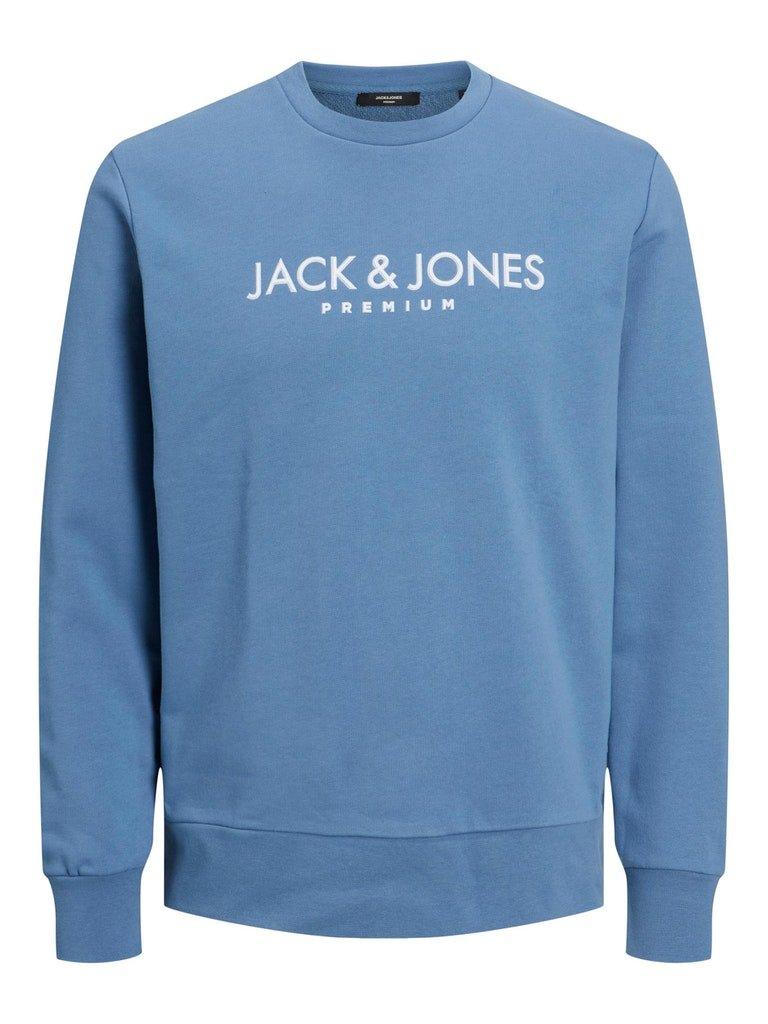 Jack & Jones Jake - Logo rundhalset sweatshirt - HUSET Men & Women