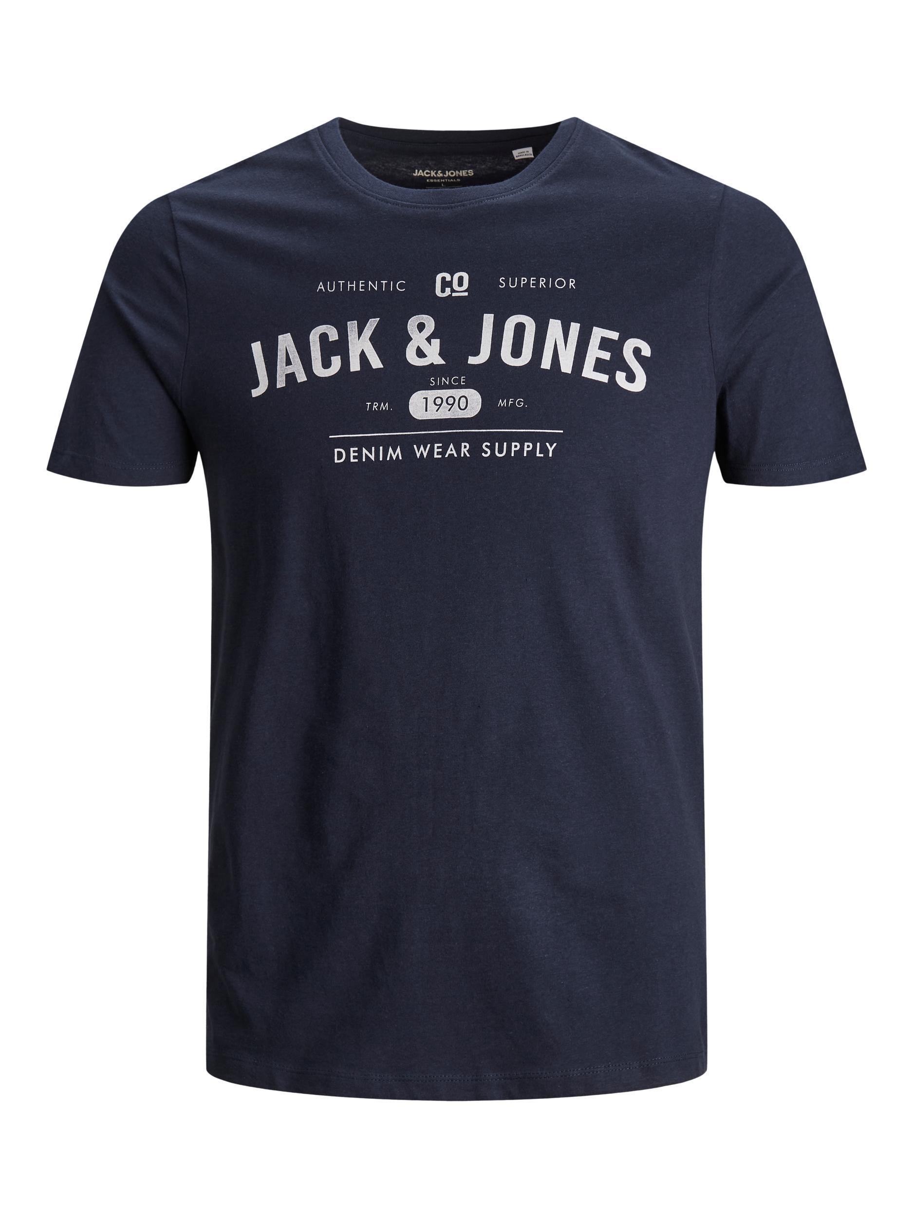 Jack & Jones Jeans Tee - T-shirt med logo print - HUSET Men & Women