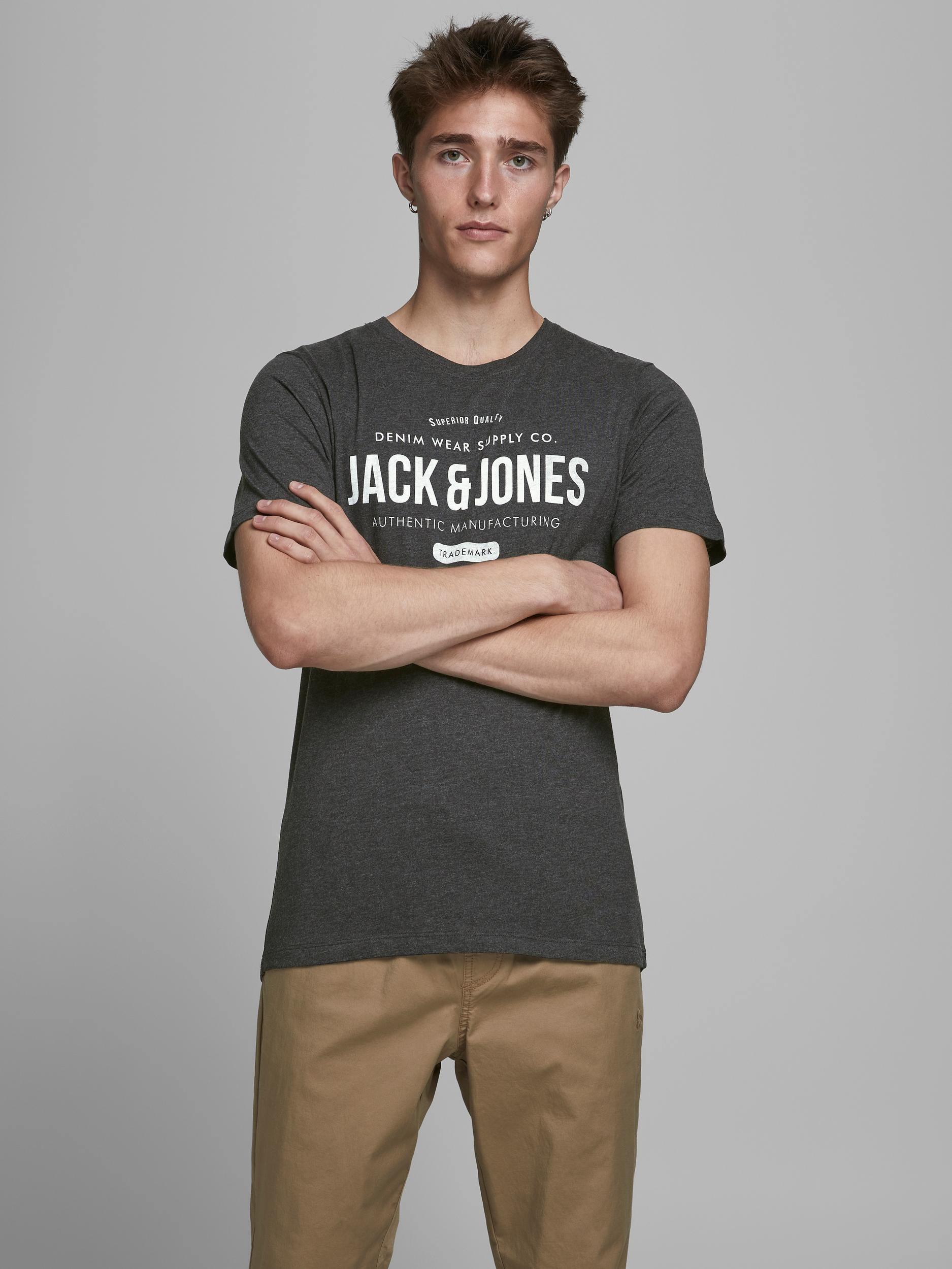 Jack & Jones Jeans Tee - T-shirt med logo print - HUSET Men & Women