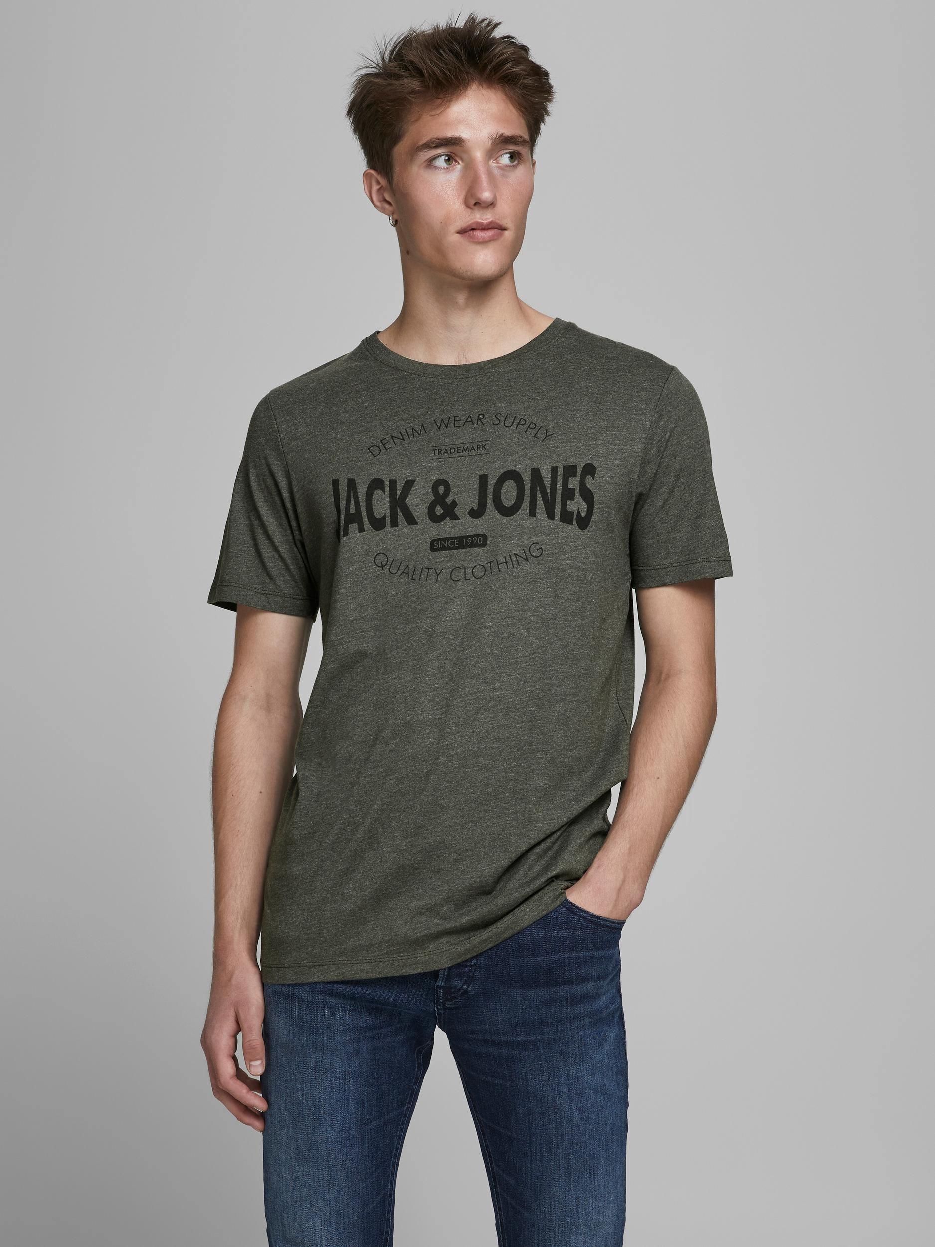 Jack & Jones Jeans Tee - T-shirt med logo print - HUSET Men & Women