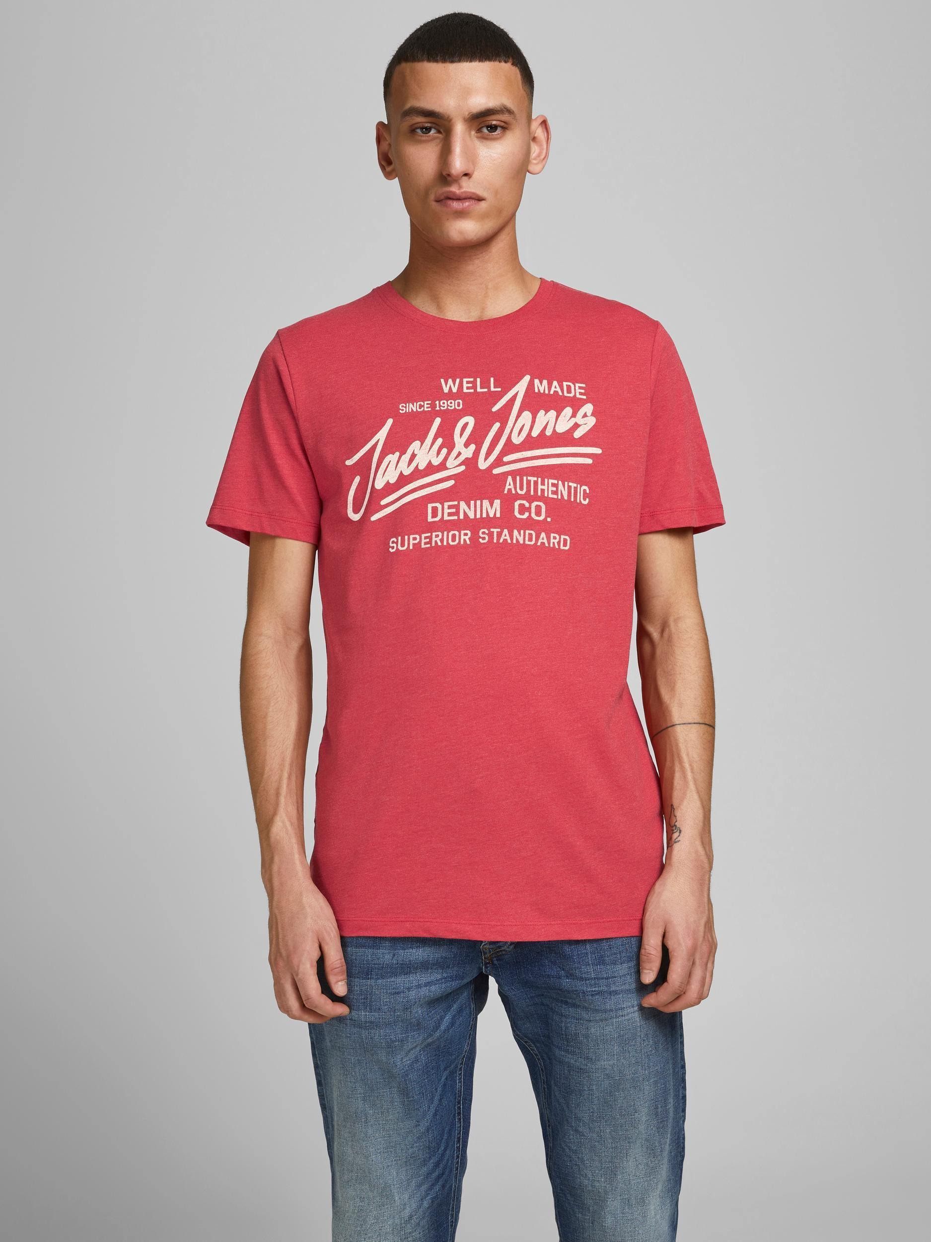 Jack & Jones Jeans Tee - T-shirt med logo print - HUSET Men & Women