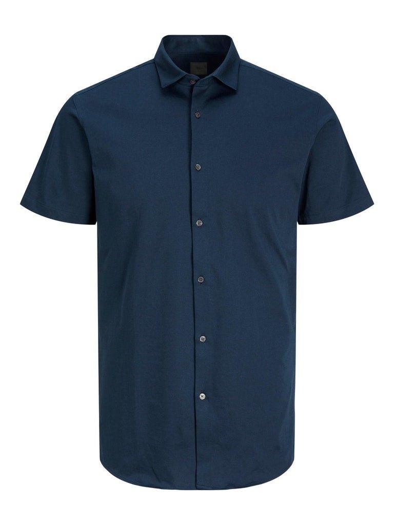 Jack and Jones Jersey - Travel slim fit kortærmet skjorte - HUSET Men & Women