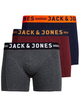 Jack & Jones Lichfield - 3-pak trunks i bomuld/stretch - HUSET Men & Women