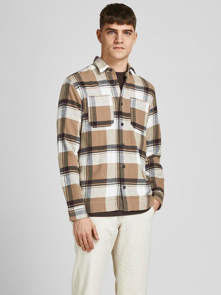 Jack and Jones Logan - Ternet flannel overshirt - HUSET Men & Women