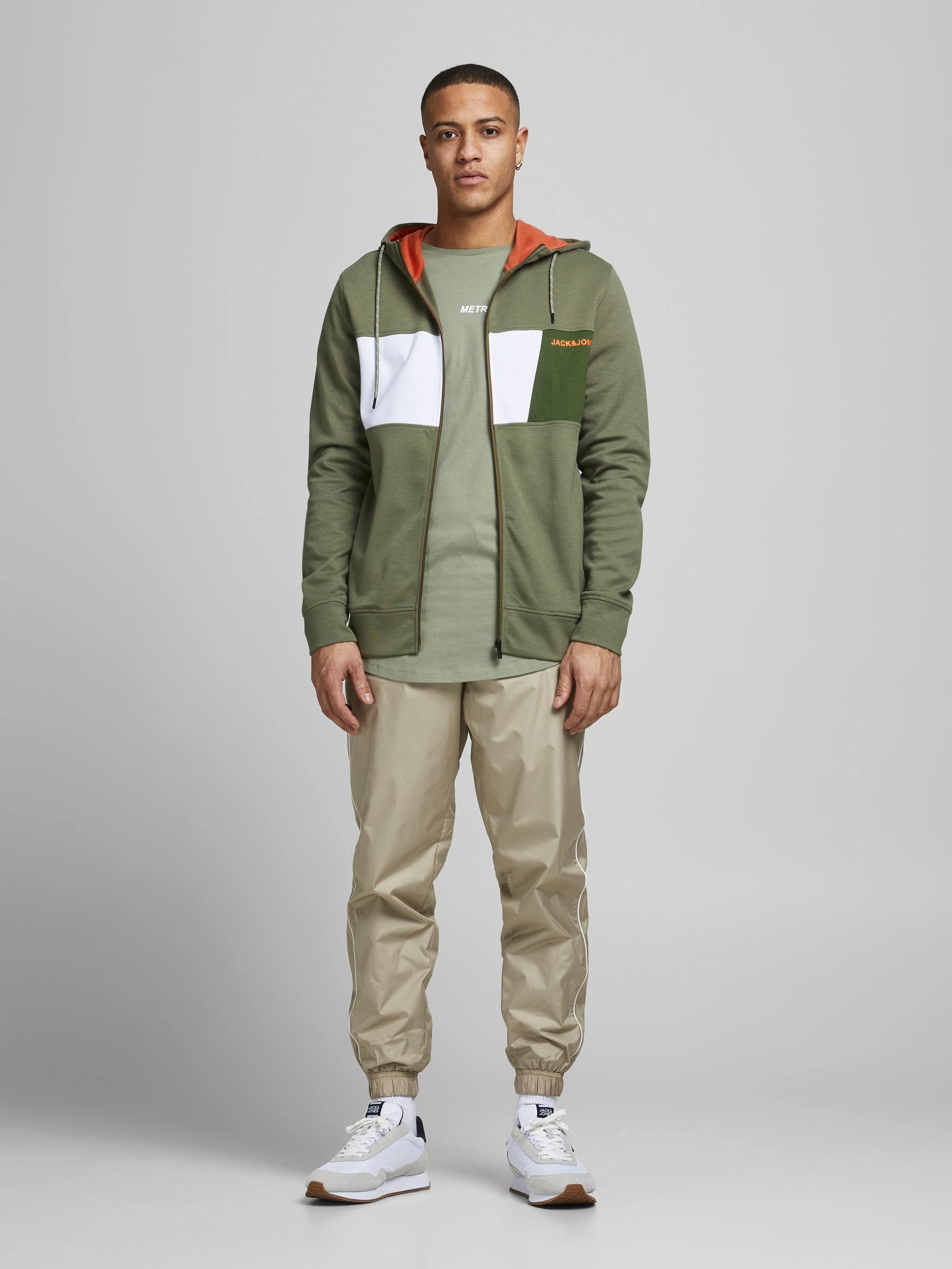 Jack & Jones Mars - Hættetrøje m. lynlås - HUSET Men & Women